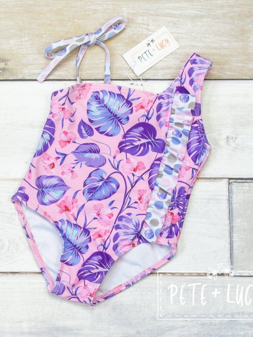Tropical Lilac Swimsuit